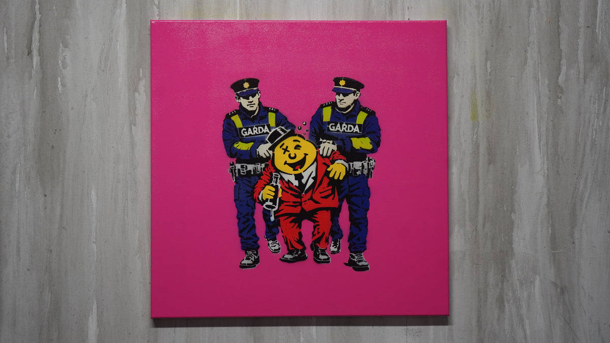 Mr. Tayto - Pink Canvas