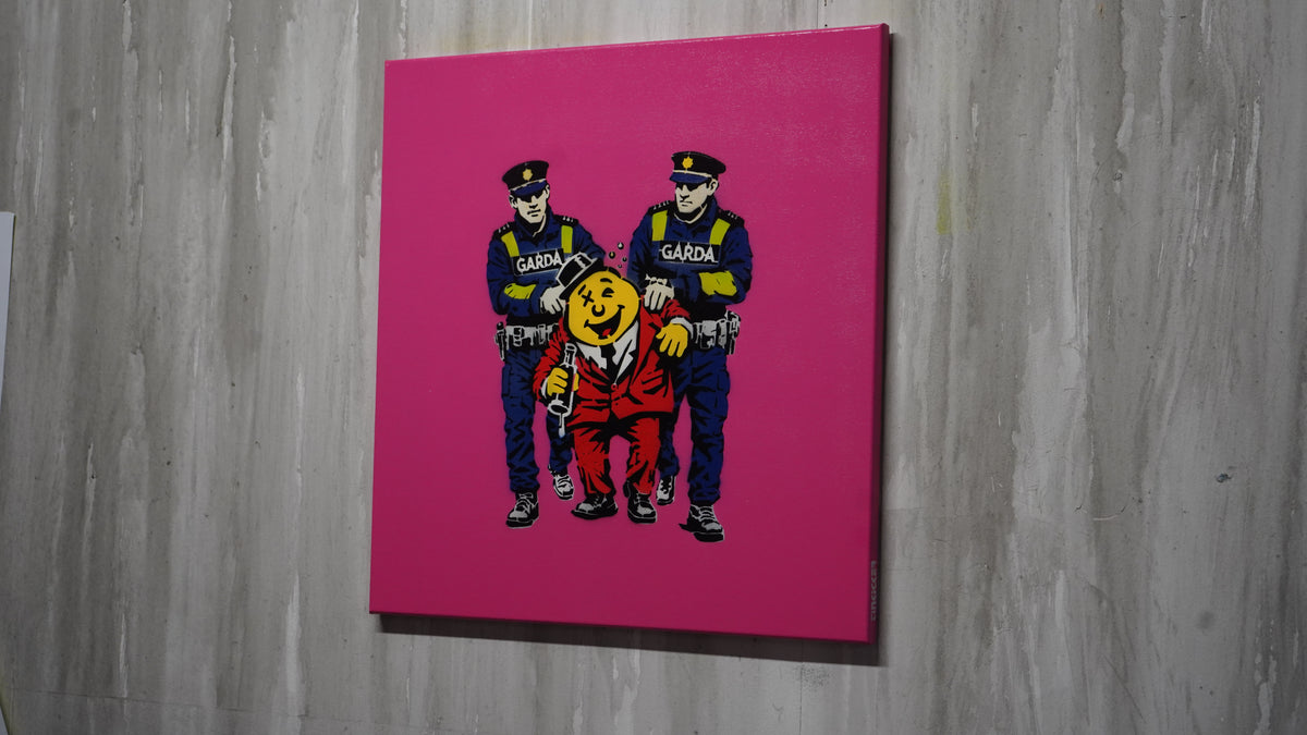 Mr. Tayto - Pink Canvas