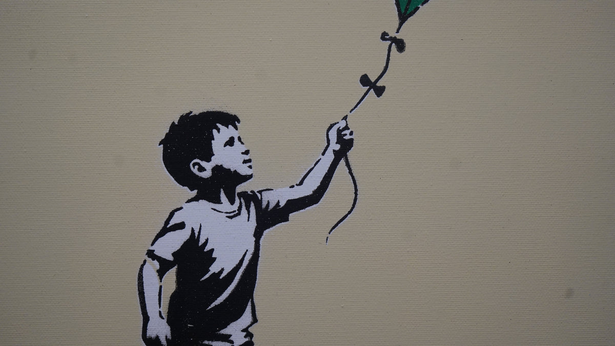 Kite Boy Target Canvas