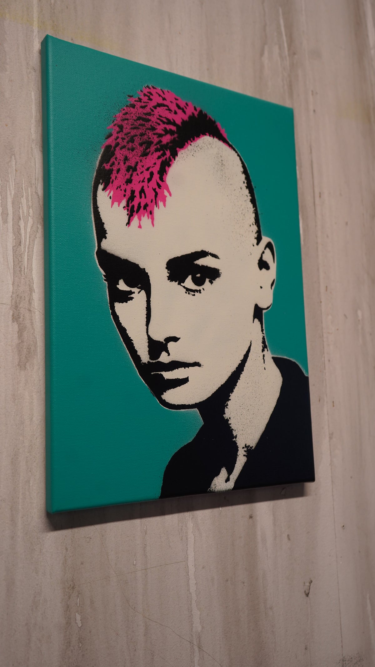Sinead - Turquoise Canvas