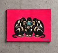 Feeding Time - A3 Stencil Print